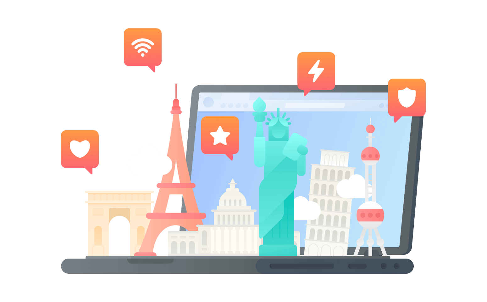在圣皮埃尔和密克隆岛连接到中国vpn - 快回国